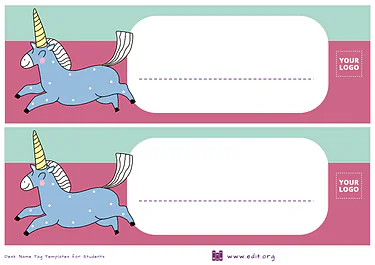 Editable Desk Name Tags for Students (9)
