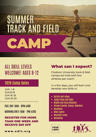 Edit a Summer Camp leaflet