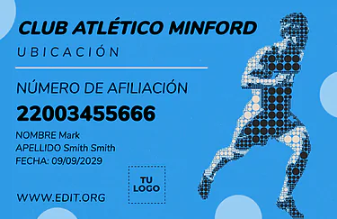 Edita una tarjeta de visita