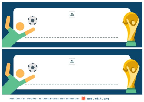 Edita una Etiqueta para Pupitre