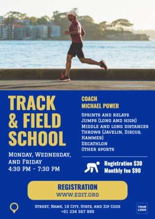 Editar um projeto sobre atletismo