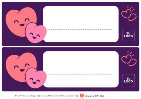 Edita una Etiqueta para Pupitre