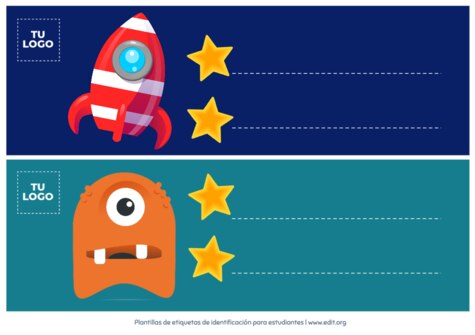 Edita una Etiqueta para Pupitre