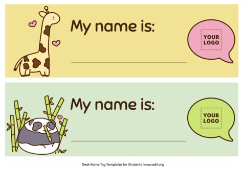 Edit a Classroom Desk Tag