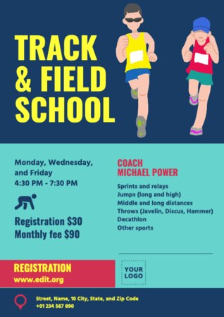 Editar um projeto sobre atletismo