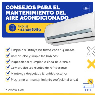Edita un diseño de Aire Acondicionado