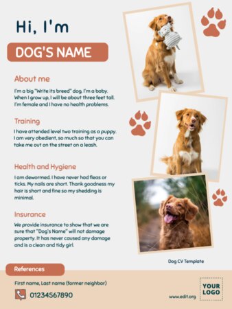 Bearbeite ein US-Briefformat