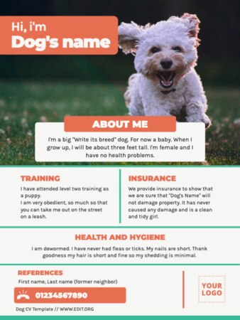 Bearbeite ein US-Briefformat