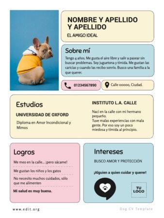 Editar una plantilla US letter