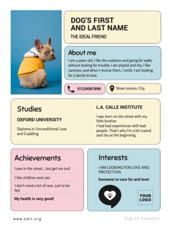 Bearbeite ein US-Briefformat