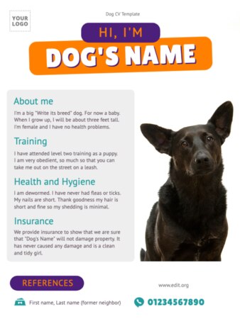 Bearbeite ein US-Briefformat