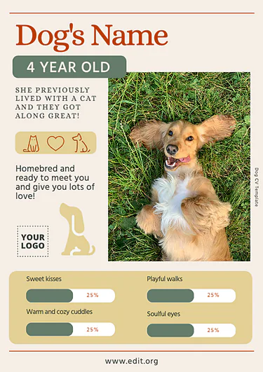 Edit a Dog Resume