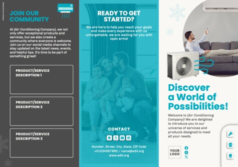 Eine Broschüre bearbeiten