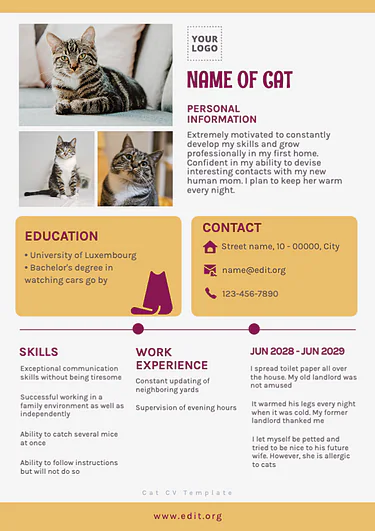 Edit a Dog Resume