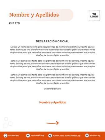 Editar una plantilla US letter