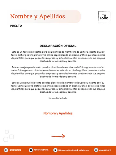 Editar una plantilla US letter