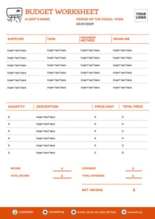 Edita un disseny de pressupost