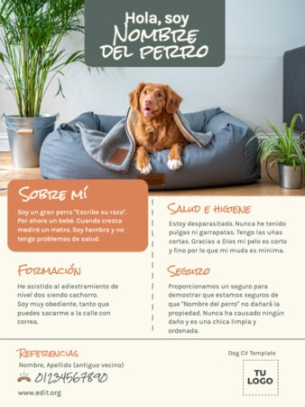 Editar una plantilla US letter