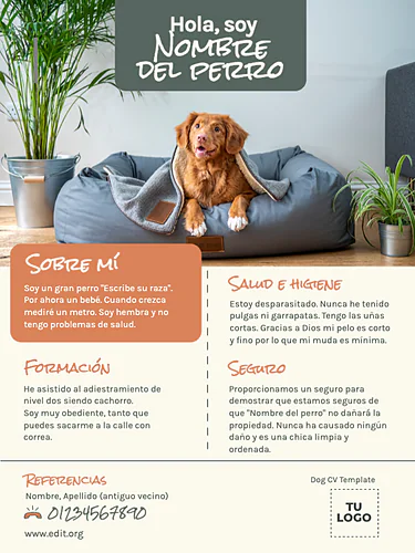 Editar una plantilla US letter