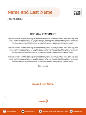 Edita una plantilla US letter