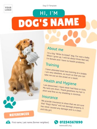 Edita una plantilla US letter