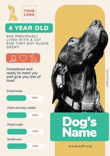 Edit a Dog Resume