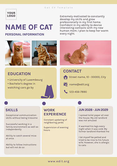 Edit a Dog Resume