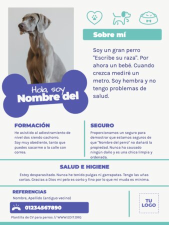 Editar una plantilla US letter