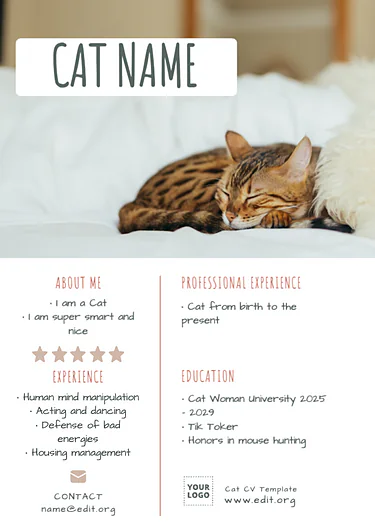 Edit a Dog Resume