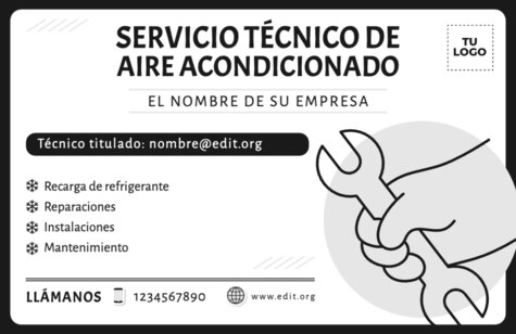 Edita una tarjeta de visita