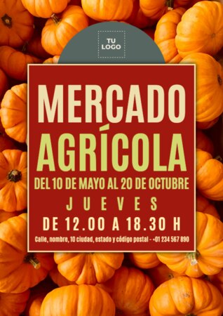 Edita un cartel de mercado