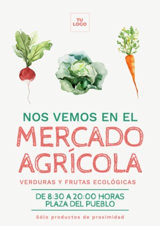 Edita un cartel de mercado