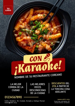 Edita un cartel para tu evento