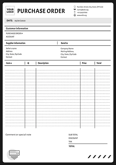 Edit an Order Template