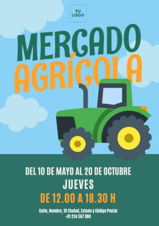 Edita un cartel de mercado