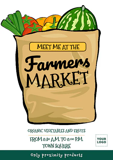 Edit a Farm Market flyer