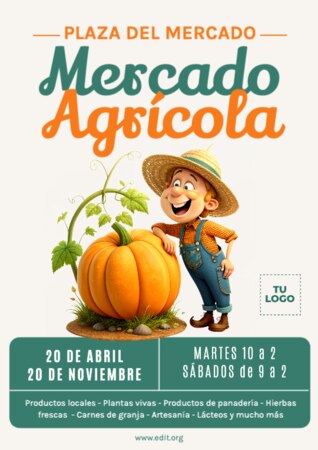 Edita un cartel de mercado