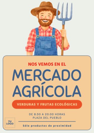 Edita un cartel de mercado
