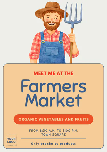 Edit a Farm Market flyer