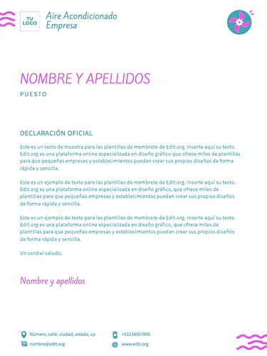 Editar una plantilla US letter