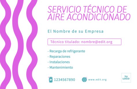Edita una tarjeta de visita