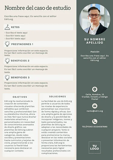 Edita un modelo de un Estudio de Caso