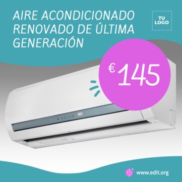 Edita un diseño de Aire Acondicionado
