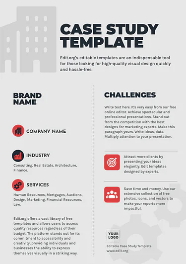 Edit a Case Study