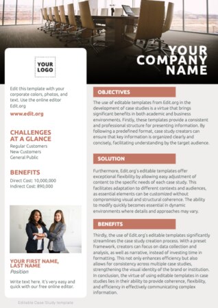Edit a Case Study