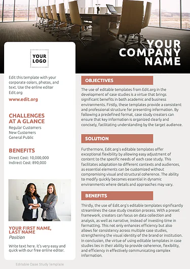 Edit a Case Study