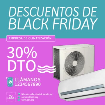 Edita tu plantilla de Black Friday