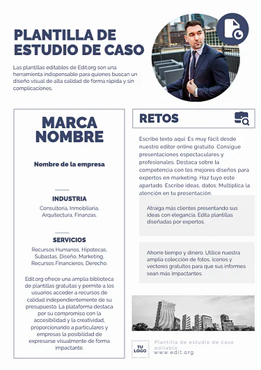 Edita un modelo de un Estudio de Caso
