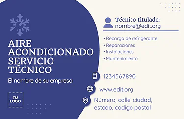 Edita una tarjeta de visita