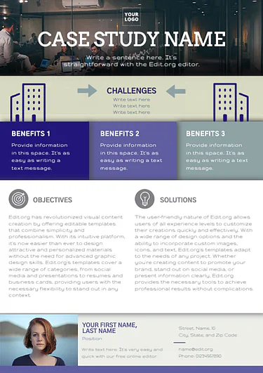 Edit a Case Study